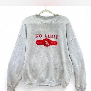 Vintage 90s No Limit Records "True Soldier" Master P Embroidered Sweatshirt